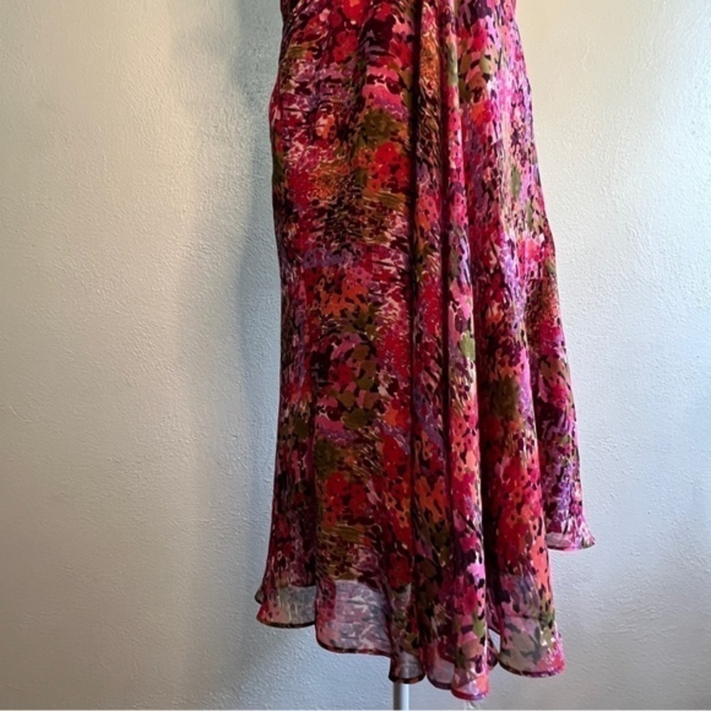 New Directions sleeveless multi-colored dress, Sz 14. Preowned. Like new. - Picture 6 of 9
